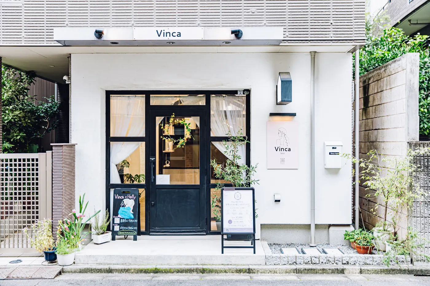 Vinca hair の店舗外観